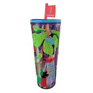 Starbucks Venti Cold Cup Mon Yee‎ Chau 2024 Artists Edition 24oz Tumbler - NEW